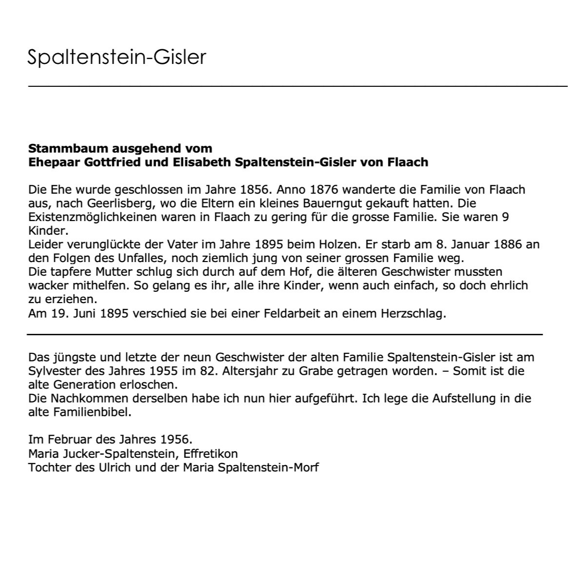 Text von Maria Jucker 
